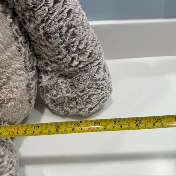 Demdaco Jumbo Giving Bear in Gray, Cream, Beige - Picture 16 of 16